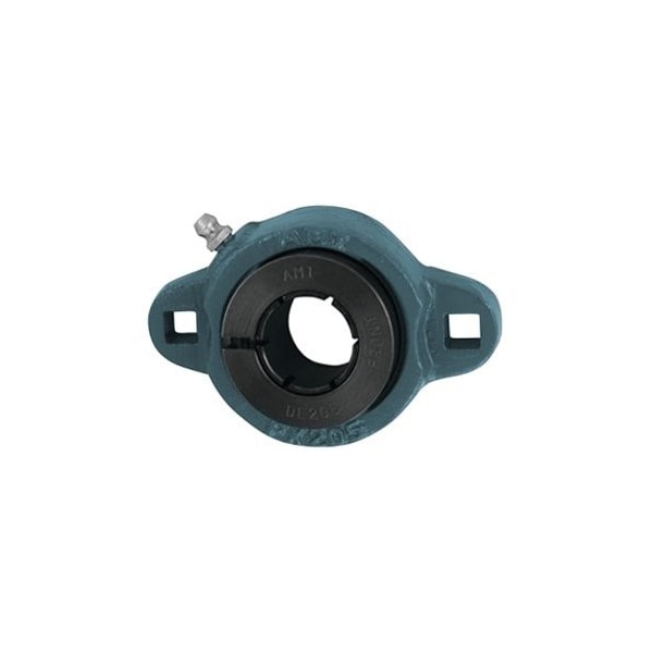 Ami Bearings SINGLE ROW BALL BEARING - 3/4in WIDE ACCU-LOC MALLEABLE 2-BOLT FLANGE UEFX204-12 - main